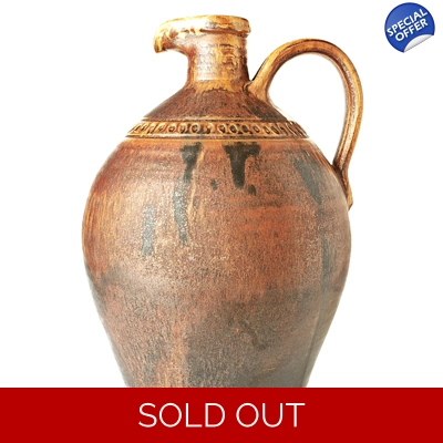 Mystery Studio Pottery | Wine Jug - Stoneware Cider Flagon